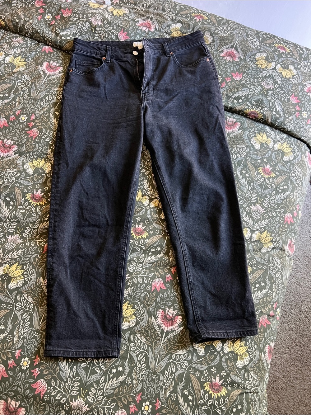H&M Men’s Straight Jeans - Black Wash